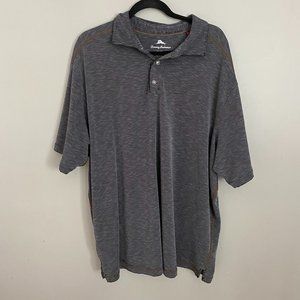 Men's Big and Tall XXL Gray Tommy Bahama Polo